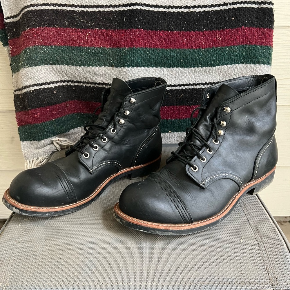 Red Wing 8084 Black Iron Ranger 9.5 EE